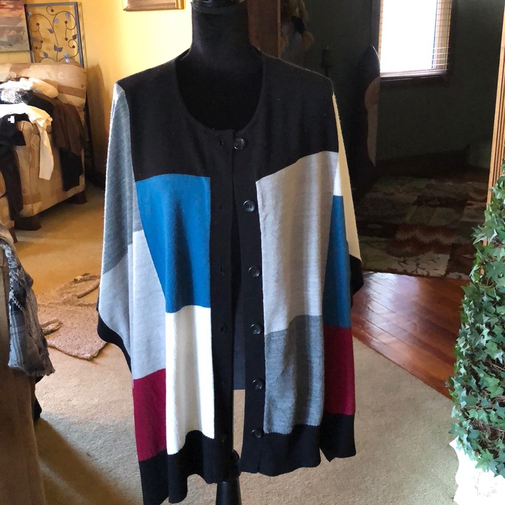 Color Block Cardigan - Picture 1 of 3